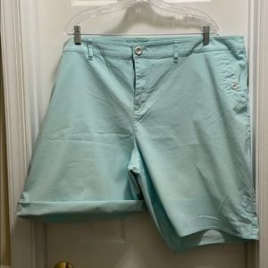lane Bryant light teal shorts